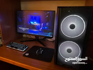  5 كمبيوتر جيمنج pc gaming مع شاشة monitor