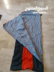  4 للتخيبم sleeping bag وارد اميركا مستعمل بحالة ممتازة ماركة ARMY NAVY قياس 75سم×180سم+30سم مع شنتة