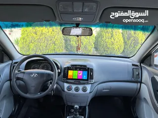  17 هونداي افانتي hd  2009 لون سلفر متاليك جير عادي بحال ممتازة للبيع