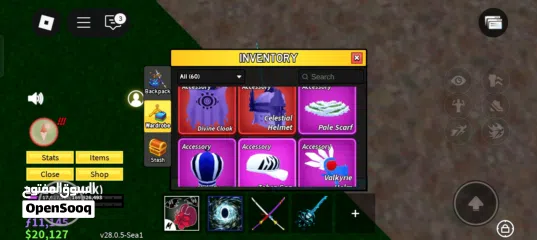  24 للبيع حساب بلوكس فروت قوي تقريبا كل شي في اللعبه blox fruit account strong for sell