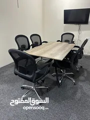  19 اثاث مكتبي متكامل للبيع  بسعر مغري جداً والبيع مستعجل