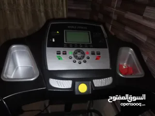  2 جهاز تريدميل world fitness  مستعمل للبيع