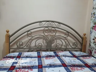  2 Queen size Steel Bed with 10cm thk. mattress