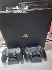  1 ps4 pro . 1tera. 2 games . 2 time used