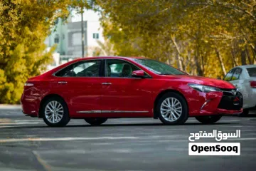 6 TOYOTA CAMRY – FULL OPTION 2017 RED BEST PRICE EXCELLENT CONDITION