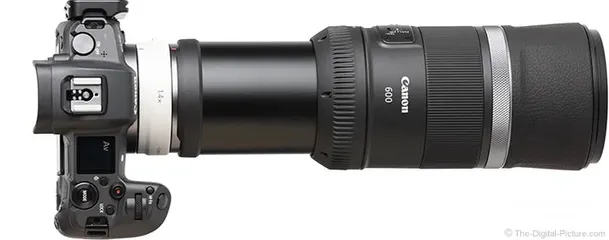  3 Canon RF 600 f11 lens