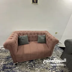  4 .........::طقم كنب تفصيل مخمل ثقيل 8 مقاعد خشب سويد بحالة ممتازة ........:.::::::::::