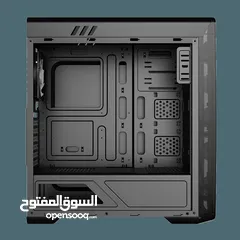  9 كيس جيمنغ فارغ احترافي جيماكس تجميعة Gamemax Gaming PC Case MoonLight FRGB BK