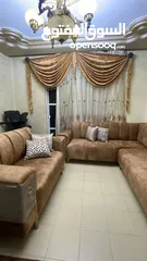  1 طقم كورنر تفصيل خشب لاتيه وقراط إسفنج ضغط عالي سفنج تركي القماش قماش مخمل ووتر بروف