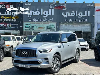  1 انفنتي QX80 موديل 2020 وارد امريكا للبيع