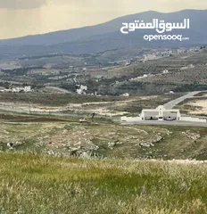  5 ارض عنيبه جرش اطلاله روعه و 3500 متر مربع 55الف كامل  القطعه قابل للتفاوض (مدخل خاص)