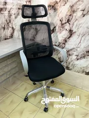  5 كرسي مدير شبكي طبي مميز مع مسند رأس متحرك يتحمل اوزان مناسب للشركات و المكاتب الفخمه