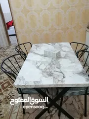  7 قنفات +طاوله طعام + كعده عربيه