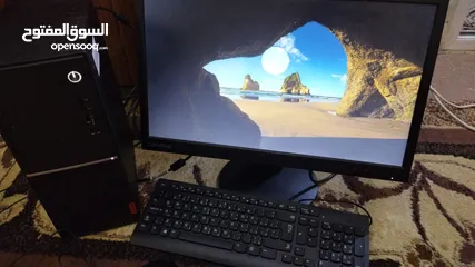  3 جهاز لينوفو مكتبي للدراسة والاستخدام الاساسي  Lenovo desktop