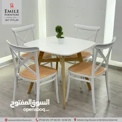  3 كرسي عظم اوروبي ثقيل وعملي مناسب داخلي وخارجي