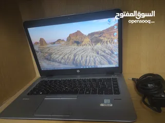  4 لابتوب اتش بي hp elitebook 840 g3 اي فايف الجيل السادس فقط 600 شيكل
