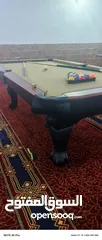 2 بلياردو خشب 7.5 قدم اصلي جديد بالكرتونه مع كامل الأغراض