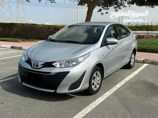  1 2019 Toyota Yaris 1.5L, GCC, 100% accident free with 3 keys and new Tires