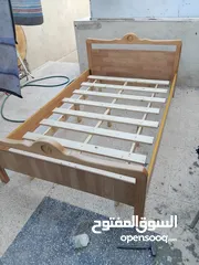  6 سرير مفرد ونص مع فرشة