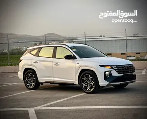  8 هونداي توسان  N-LINE  فل بدون فتحة  2x4 ///240Hp بنزين + كهرباء  2022/ ( Haybrid) 1600cc