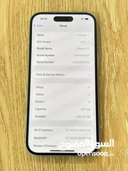  5 ايفون 15 ذاكرة 265 جيبي نظيف جدا مع ضمان ابل باقي ثلاث اشهر