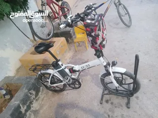 1 دراجه هوائيه عالكهرباء تمشي من30ل 35 م