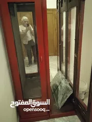  3 بوفيه طويل لون خمري