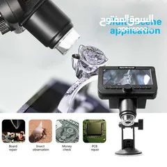  9 4.3inch LCD Wireless Digital Electronic Microscope 1000X WIFI for sale مجهر تكبير