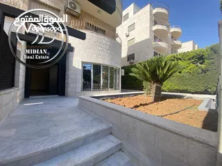  9 شقة ارضية فارغة للايجار خلدا  مساحة 230م مع ترس و حديقة 300م تشطيبات و ديكورات سوبر ديلوكس