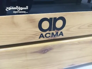  4 غاز آب اكما صناعه تركية 90 سم لون خشابي فل سيفتي مع شعله ومع شوايه بالفرن ومكفول سنه
