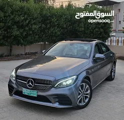  2 مرسيدس c300 موديل 2018 بحالة ممتازة