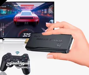  6 جهاز GAME STICK عشر الاف لعبة   يحتوي  على اكثر من 10,000 لعبة كلاسيكية محملة مسبقاً  جها