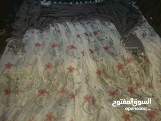  1 برداية شيفون قماش تركي تفصيل استعمال بسيط شبه جديدة