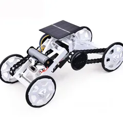  4 DIY Climbing Solar Powered Car For Building Toys