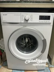  1 غسالة نوع شارب 7 كيلو وكاله