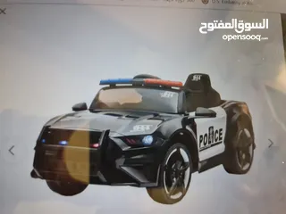  2 Police car, ride on - سيارة شرطة للأطفال