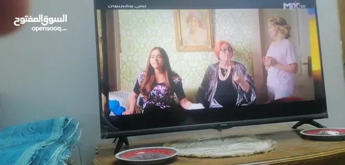  5 شاشة سمارت اندرويد نوع aiwa ياباني 43 بوصة صوت ستيريو وصورة فل فل