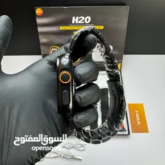  8 Long Battery H20 Ultra Smartwatch 10 in 1 + Free   ساعة ذكية H20 Ultra 10 في 1 + سماعات AirpoAirpods