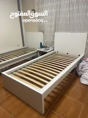  2 Two Ikea MALM 90*200 beds - تختين ايكيا بدون فرشات