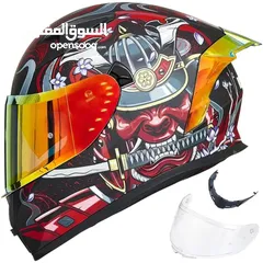  1 خوذه ilm نضيفه مصنف ECE+DOT مقاس XL