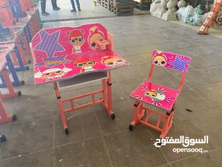  5 مكتب مع معقد دراسي للأطفال