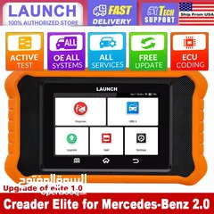  1 LAUNCH Creader Elite 2.0 Scanner for Mercedes-Benz OBD2 - 430 JD