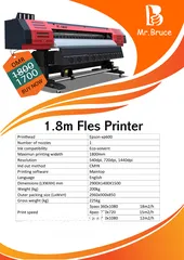  2 1.8m Fles Printer. And others printer.