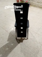  2 كراسي سفره جلد