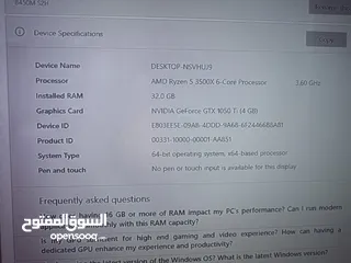  4 للبيع - جهاز PC GAMING AMD Ryzen 5 3500X احترافي بحالة ممتازة!