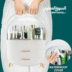  6 منظّمة المكياج السوبر – ترتيب وأناقة بمستوى جديد! ودّعي الفوضى وخلّي مكياجك ومواد العناية بترتيب فخم