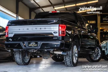 5 Ford F-150 2018 Limited  البكب بحالة الوكالة