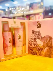  3 جورجينا Miss Lavern بكج ثنائي فخم للعناية بالجسم والعطر Splash معطر 250 مل + Body Lotion مرطب لمسة أ