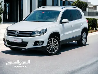  1 VOLKSWAGEN TIGUAN 2.0 TSI 2016  GCC SPECS  LOW MILEAGE