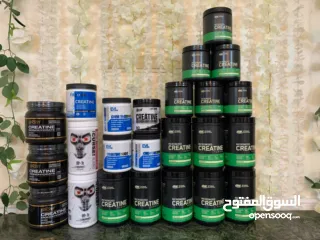  1 كرياتين مونوهايدرات ماركه عالميه أوزان مختلفه صافي 100% بدون نكهات تاريخ طويل الامد